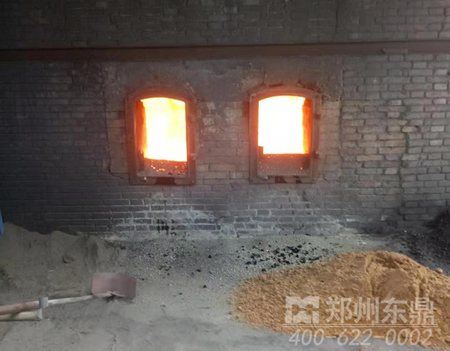 煤泥烘干機(jī)點(diǎn)火現(xiàn)場(chǎng)